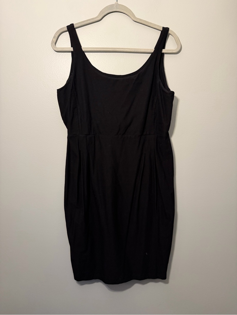 Eileen Fisher Black Scoop-Neck Sleeveless Mini Dress